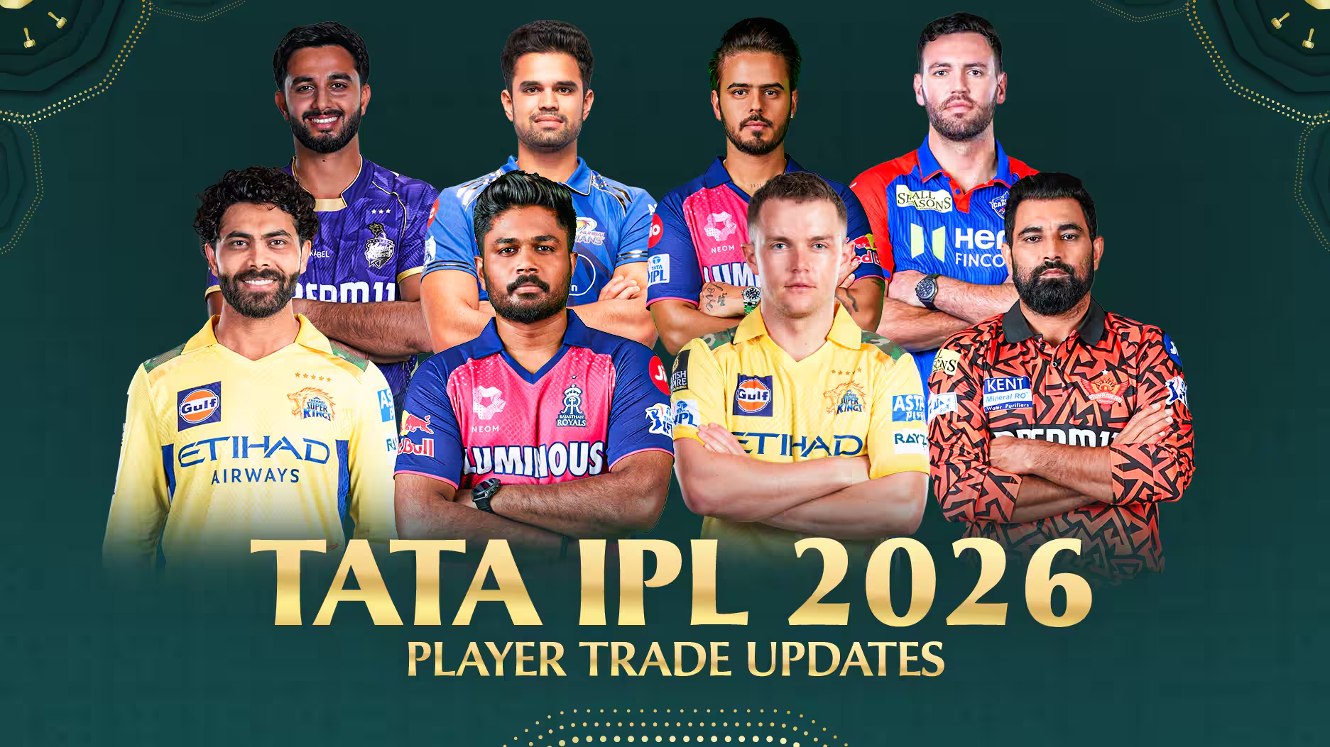 IPL 2026 all teams and captains - Laxzer247